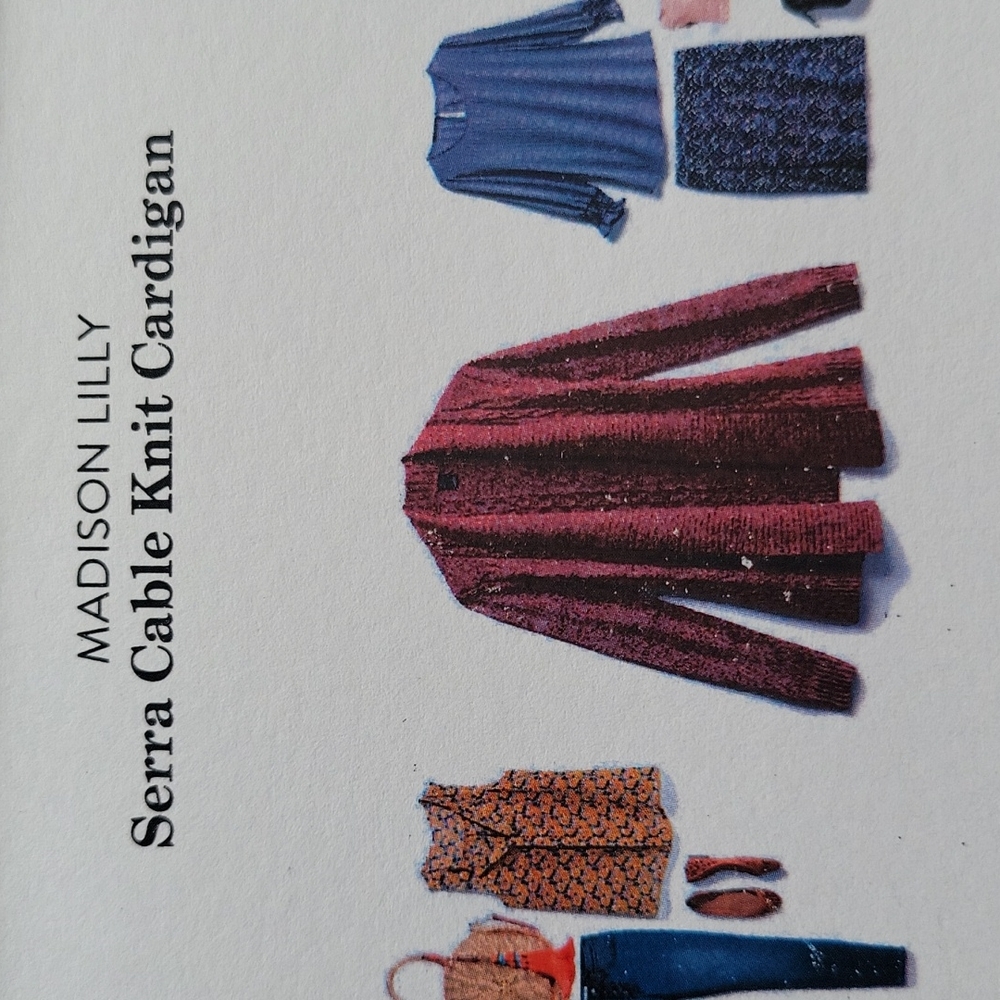 Serra cable knit cardigan by Madison Lilly